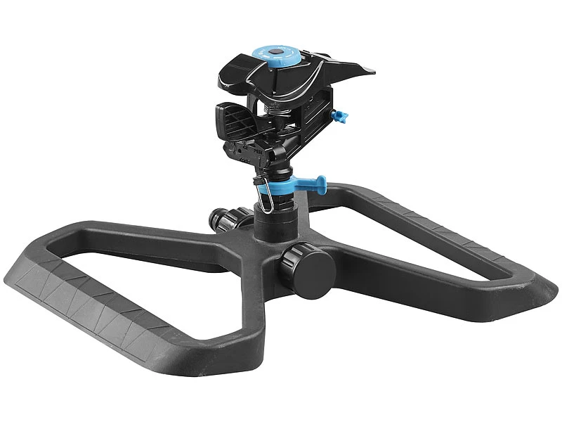 Royal Gardineer Rasensprenkler:Impuls-Rasensprenger Mit Standfuß, 360°, 314 M² – Bild 3