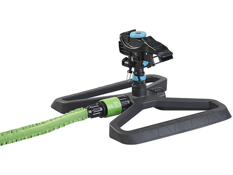 Royal Gardineer Rasensprenkler:Impuls-Rasensprenger Mit Standfuß, 360°, 314 M² – Bild 4