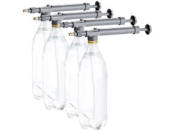 Royal Gardineer Sprühflasche Pumpe:4er-Set Universal-Druck-Sprühaufsatz Für PET-Flaschen