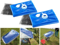 AGT Wassersack Schubkarre:2er-Set Wasserbehälter Für Die Schubkarre, 80 Liter