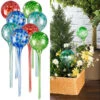 Royal Gardineer Blumen-Bewässerungskugel:2er -Set Gießfrei-Bewässerungs-Kugeln Aus Glas, Je 4 Stk., Ø 8,5 Cm