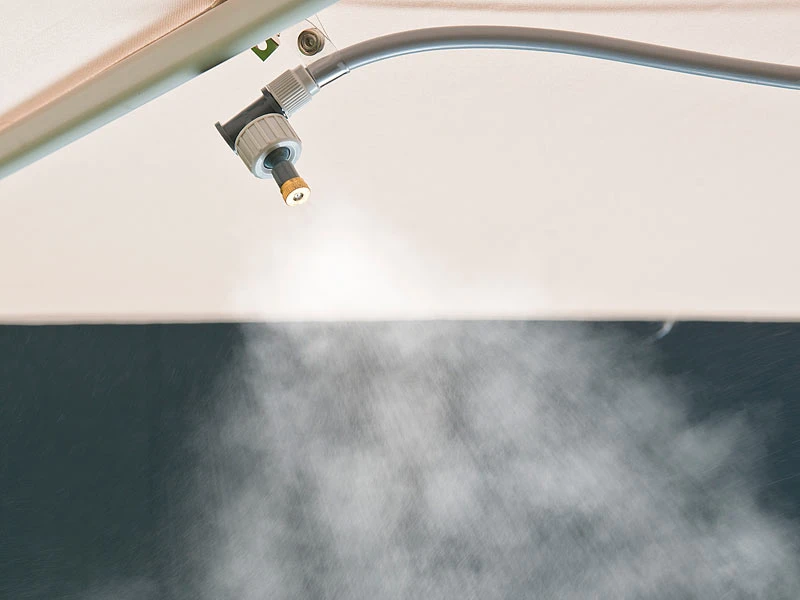 Royal Gardineer Wasserzerstäuber:Wasser-Zerstäuber-Set Mit 10-m-Schlauch Und 6 Bewegliche Metalldüsen – Bild 5