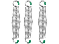 Semptec Stahlfedern:3er-Set Schwingfedern FĂŒr HĂ€ngesessel & -matten, Aus Stahl, Bis 120 Kg
