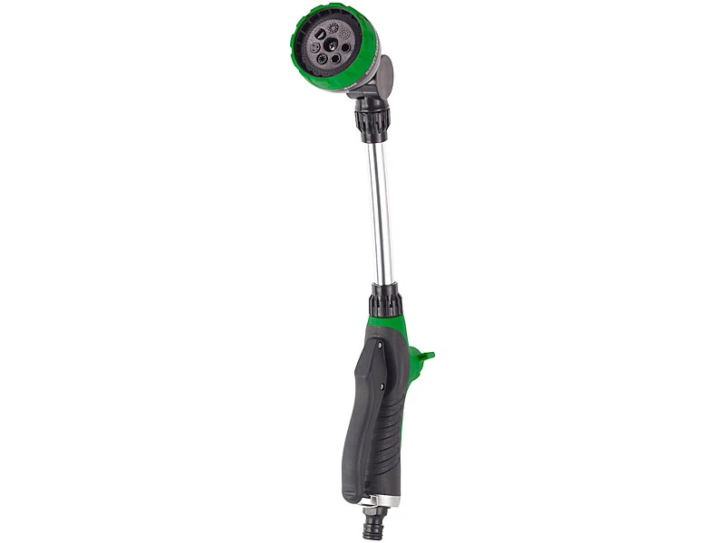Royal Gardineer Wasserbrause:Multifunktions-Gießstab Mit 7 Spritzmustern Und Regelbarem Wasserfluss – Bild 8