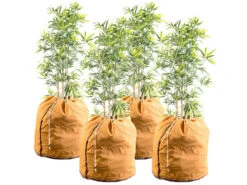 Royal Gardineer Topfabdeckungen:4er-Set XL-Thermo-Topfschutz Für Pflanzen, 70 X 65 Cm