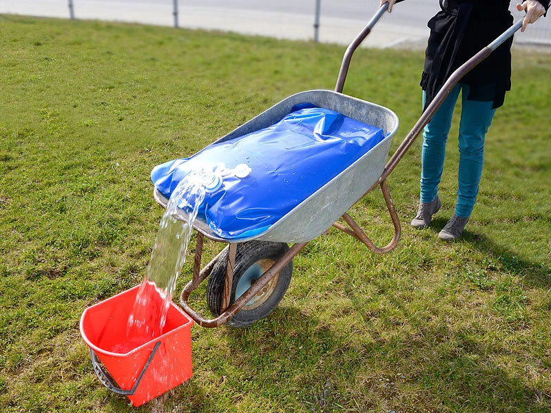 AGT Wassersack:Wasserbehälter Für Die Schubkarre, 80 Liter – Bild 3