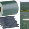 Royal Gardineer Zaunfolien:Sichtschutz-Folie Für Stabmattenzäune, 28 Klemmstreifen, 35 M X 19 Cm