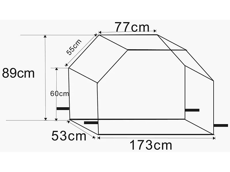 Royal Gardineer Grill Abdeckhaube:Profi-Grillabdeckung L (173 X 77 X 53 Cm) – Bild 4