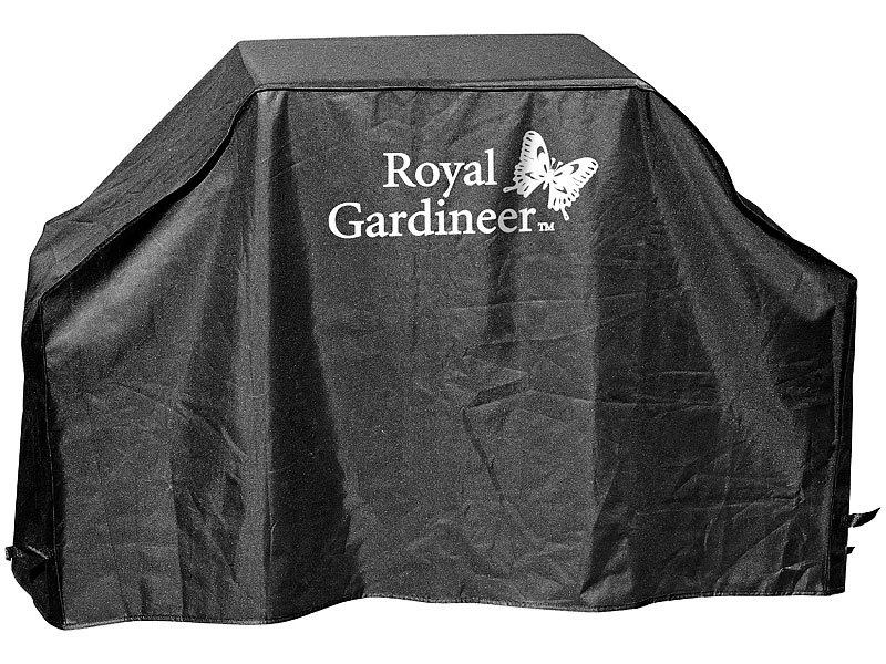 Royal Gardineer Grill Abdeckhaube:Profi-Grillabdeckung L (173 X 77 X 53 Cm)