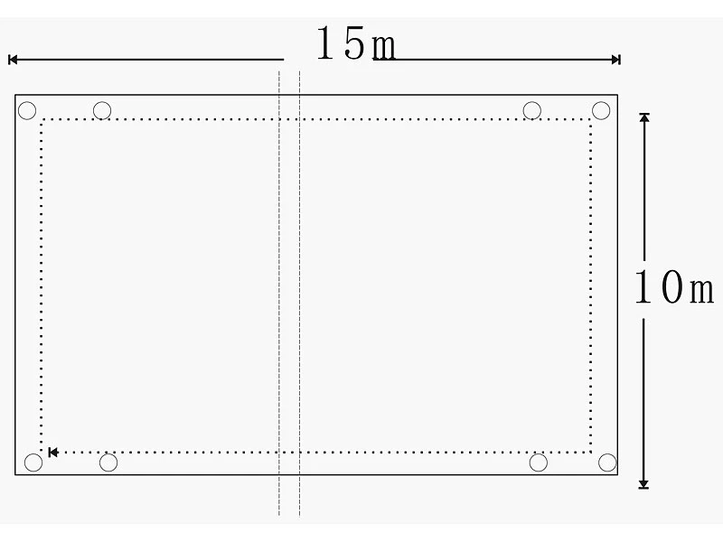 Royal Gardineer Abdeckplane Groß:Universelle Abdeck-Plane, Groß, 15 X 10 M – Bild 3