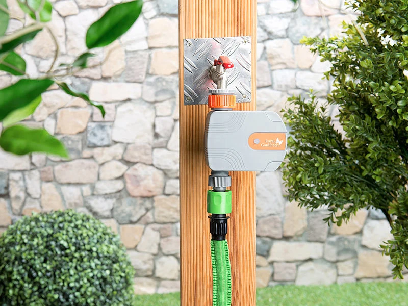 Royal Gardineer WLAN Gartenbewässerung:Bewässerungs-Computer Mit WLAN-Gateway Und Steuerung Per App – Bild 6