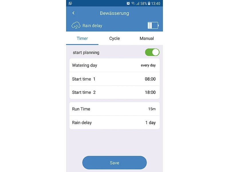 Royal Gardineer WLAN Gartenbewässerung:Bewässerungs-Computer Mit WLAN-Gateway Und Steuerung Per App – Bild 10