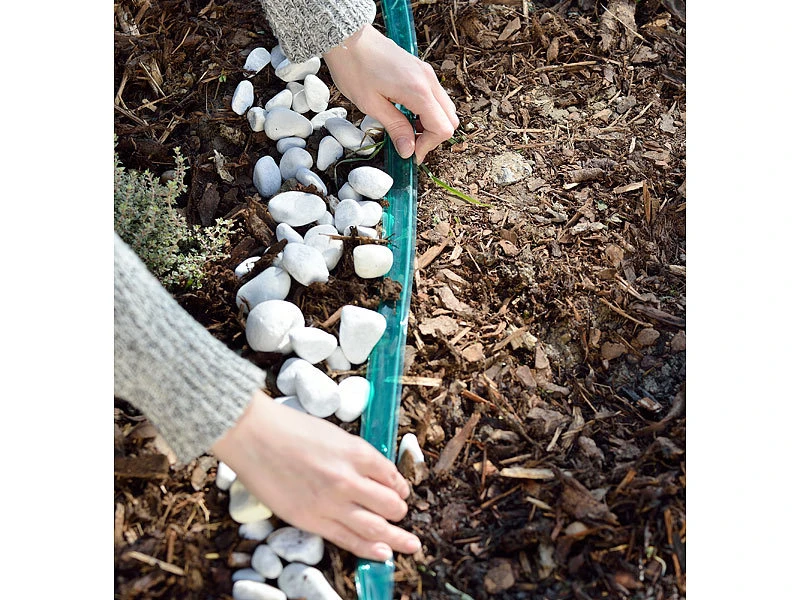 Royal Gardineer Schlauch Mit Löchern:Schlauch-Regner Zur Garten-Bewässerung, Flach, 7,5 M – Bild 2