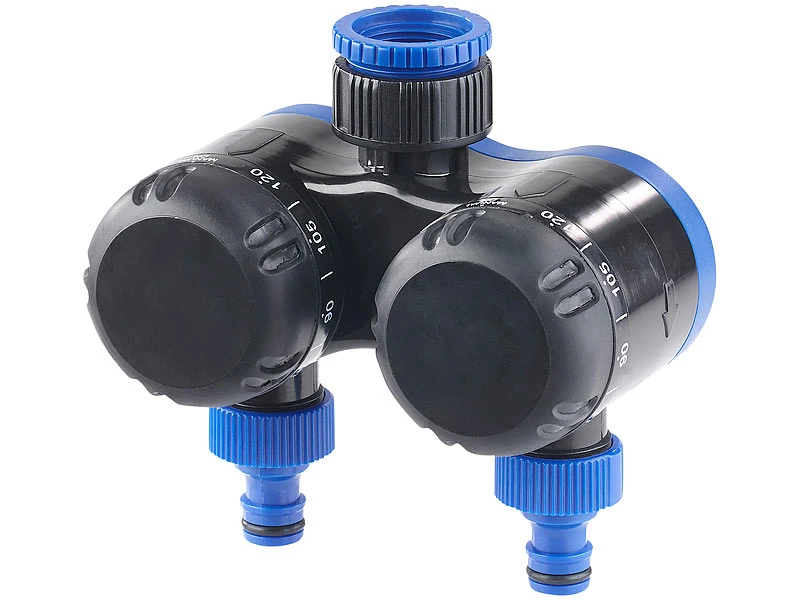 Royal Gardineer Wasser Timer:2-fach-Wasserverteiler Mit Mechanischer Bewässerungsuhr, Bis 120 Min. – Bild 7