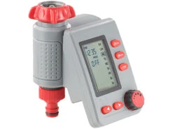 Royal Gardineer Bewässerungstimer:Digitaler Bewässerungscomputer Mit Display Und Magnet-Ventil