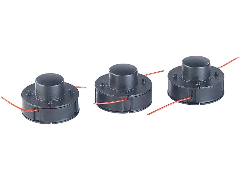 AGT Professional Freischneider:3er-Set Ersatz-Fadenspulen FĂŒr Akku-Rasentrimmer AW-40.rt, 3,5 M â Bild 2