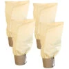 Royal Gardineer Kübelpflanzensack:4er-Set Pflanzenabdeckungen, 80x60cm, 70 G/m²