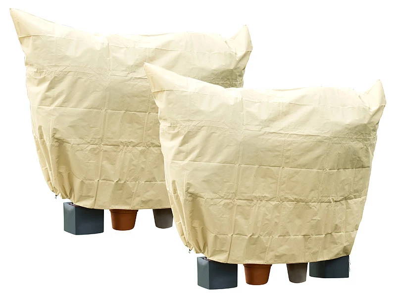 Royal Gardineer Pflanzenabdeckung Winter:2er-Set XXXL-Pflanzenabdeckungen Als Winterschutz, 360x250cm, 100g/m²