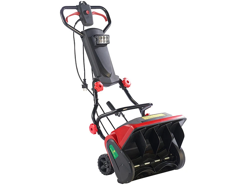 AGT Hand-Schneefräse:Elektrische Schneefräse, LED-Beleuchtung, 1.300 W (Versandrückläufer) – Bild 3