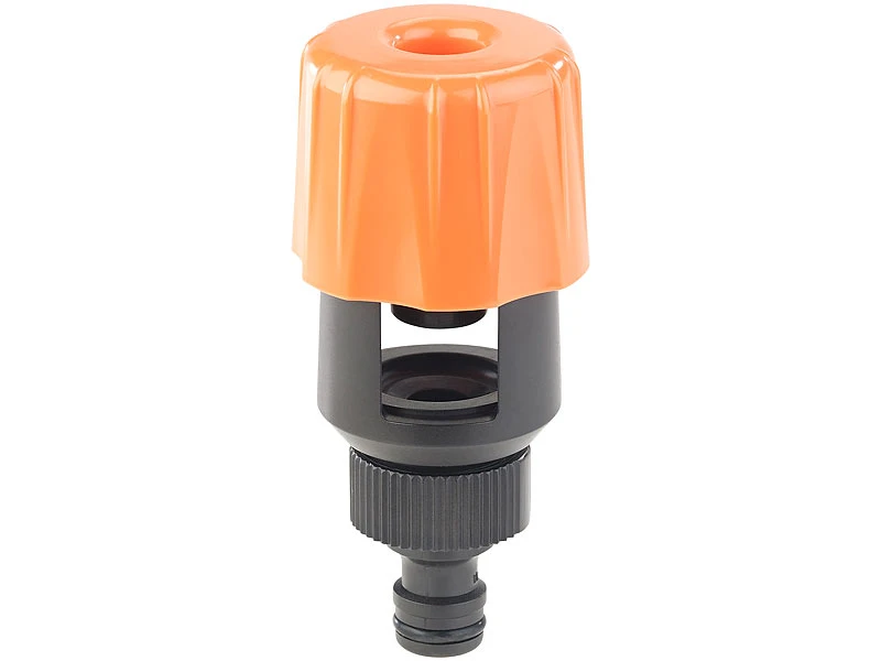 Royal Gardineer Wasserhahn Aufsatz:2er-Set Universal-Wasserhahn-Adapter Zum Anschluss Von Gartenschlauch â Bild 3
