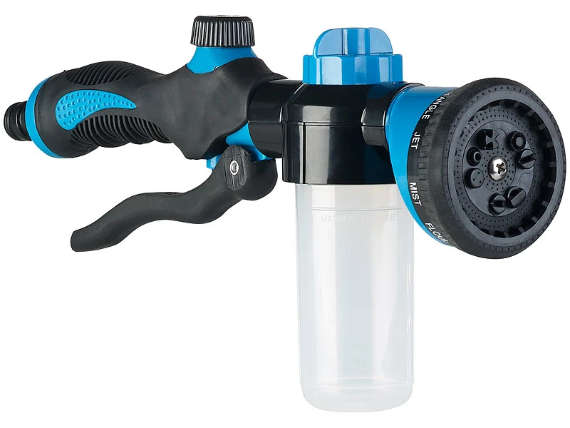 Royal Gardineer Düngerbrause:Gartenbrause Mit Tank Für Dünger Und Putzmittel, 100 Ml, 10 Sprühmodi