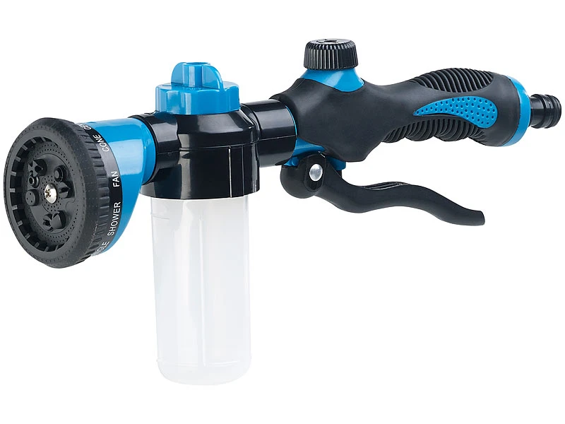 Royal Gardineer Düngerbrause:Gartenbrause Mit Tank Für Dünger Und Putzmittel, 100 Ml, 10 Sprühmodi – Bild 3