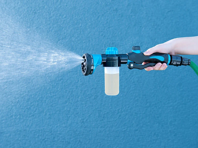Royal Gardineer Düngerbrause:Gartenbrause Mit Tank Für Dünger Und Putzmittel, 100 Ml, 10 Sprühmodi – Bild 13