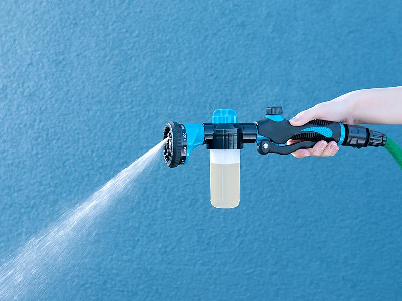 Royal Gardineer Düngerbrause:Gartenbrause Mit Tank Für Dünger Und Putzmittel, 100 Ml, 10 Sprühmodi – Bild 4