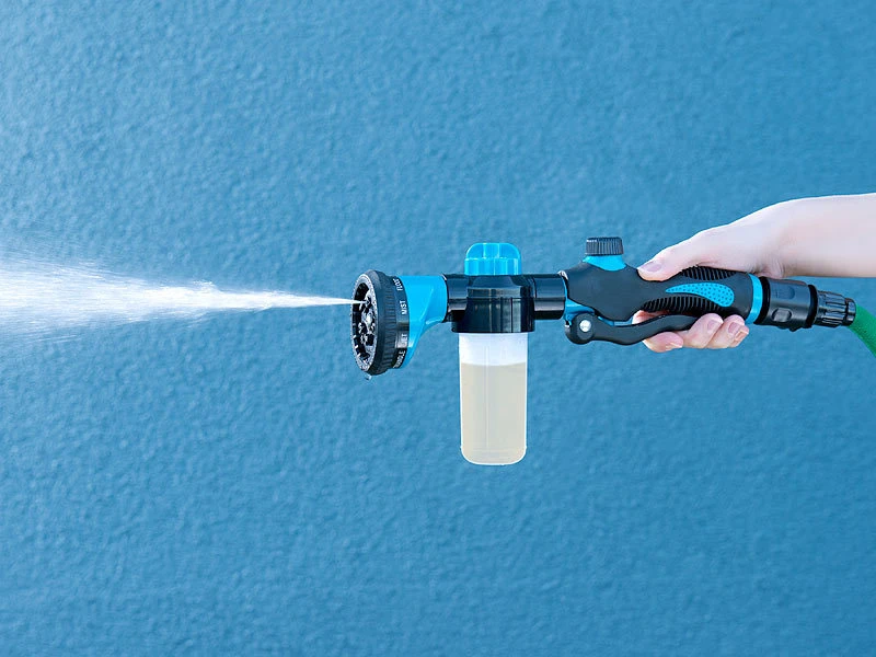 Royal Gardineer Düngerbrause:Gartenbrause Mit Tank Für Dünger Und Putzmittel, 100 Ml, 10 Sprühmodi – Bild 6