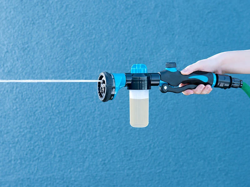 Royal Gardineer Düngerbrause:Gartenbrause Mit Tank Für Dünger Und Putzmittel, 100 Ml, 10 Sprühmodi – Bild 8