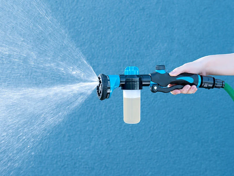 Royal Gardineer Düngerbrause:Gartenbrause Mit Tank Für Dünger Und Putzmittel, 100 Ml, 10 Sprühmodi – Bild 11