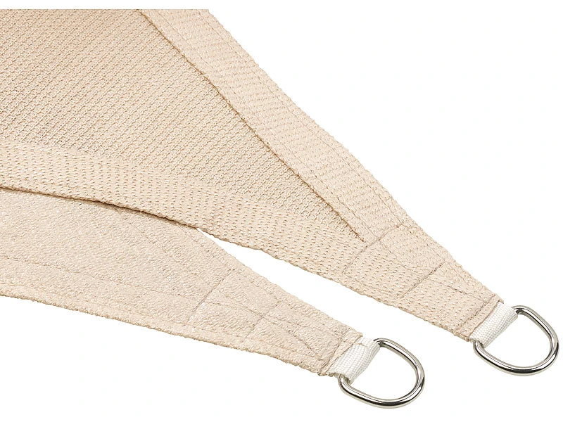 Royal Gardineer Sonnensegel Für Balkon:Sonnensegel Für Terrasse Und Garten, Dreieckig, 3 X 3 X 4,25 M, Taupe – Bild 5