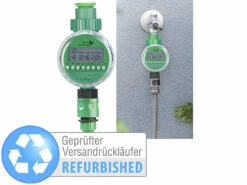 Royal Gardineer Wasserschaltuhren Garten:Bewässerungs-Computer Mit 16 Programm-Versandrückläufer