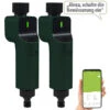 Royal Gardineer ZigBee Wasserventil:2er-Set Zigbee-Bewässerungscomputer Mit Ventil, App- & Sprachsteuerung