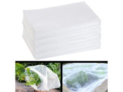 Royal Gardineer Abdeckvlies Garten:4er-Set Frostschutz-Gartenvlies Für Mikroklima, Je 10 X 1,6 M, 17 GSM