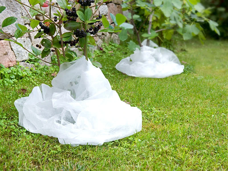 Royal Gardineer Frostschutz-Gartenvliese:8er-Set Frostschutz-Gartenvlies Für Mikroklima, Je 10 X 1,6 M, 17 GSM – Bild 5