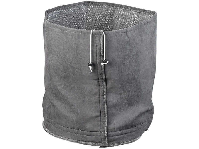 Royal Gardineer Blumen-Abdeckungen:4er-Set XL-Thermo-Topfschutz Für Pflanzen, 70x65cm, Drainage,anthrazit – Bild 7