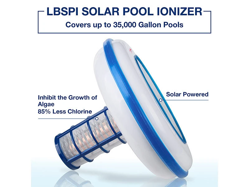 Infactory Poolzubehör:Solarbetriebener Pool-Ionisator, Kupferanode, Bis 160.000 Liter, IP45 – Bild 5
