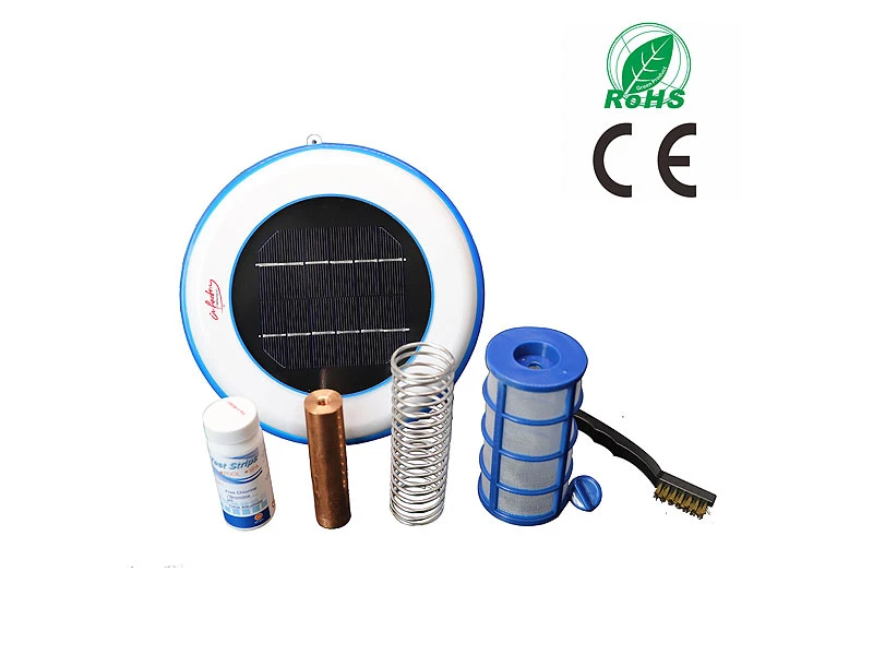 Infactory Poolzubehör:Solarbetriebener Pool-Ionisator, Kupferanode, Bis 160.000 Liter, IP45 – Bild 3