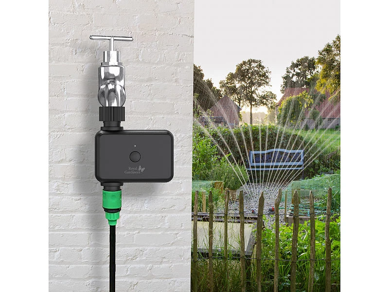 Royal Gardineer Bewässerung Bluetooth:Programmierbarer Bewässerungscomputer Mit Bluetooth 5 & App-Steuerung – Bild 5