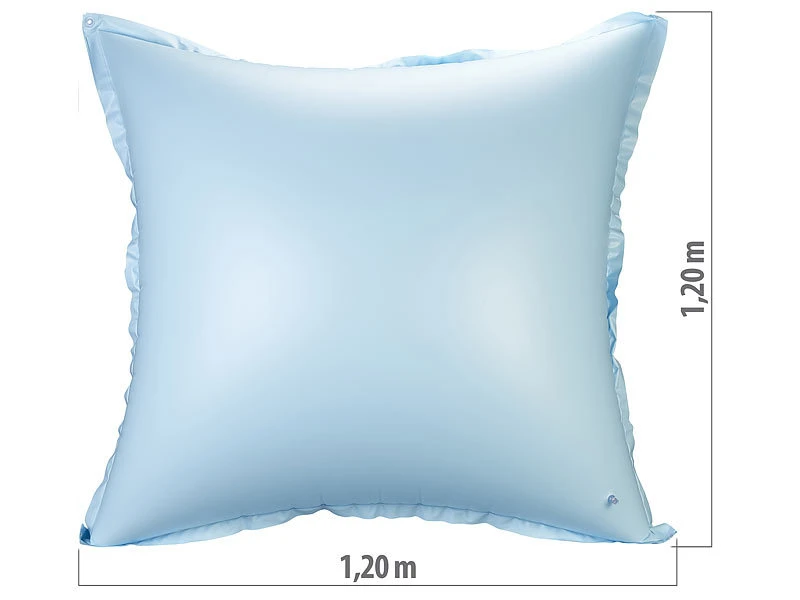 Infactory Luftkissen Gartenpool:2er-Set Aufblasbare Luftkissen Mit Ösen Für Pool-Abdeckplanen – Bild 7