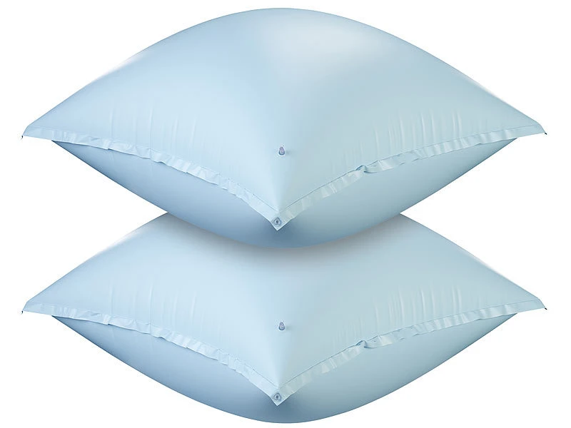 Infactory Luftkissen Gartenpool:2er-Set Aufblasbare Luftkissen Mit Ösen Für Pool-Abdeckplanen – Bild 2