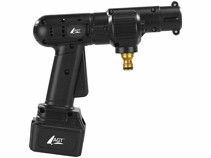 AGT Akku Hochdruckreiniger:Mobiler Akku-Druckreiniger Mit Schaumdüse, 30bar, 33W, 1.500mAh, 22V – Bild 13