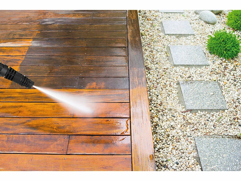 AGT Akku Hochdruckreiniger:Mobiler Akku-Druckreiniger Mit Schaumdüse, 30bar, 33W, 1.500mAh, 22V – Bild 4