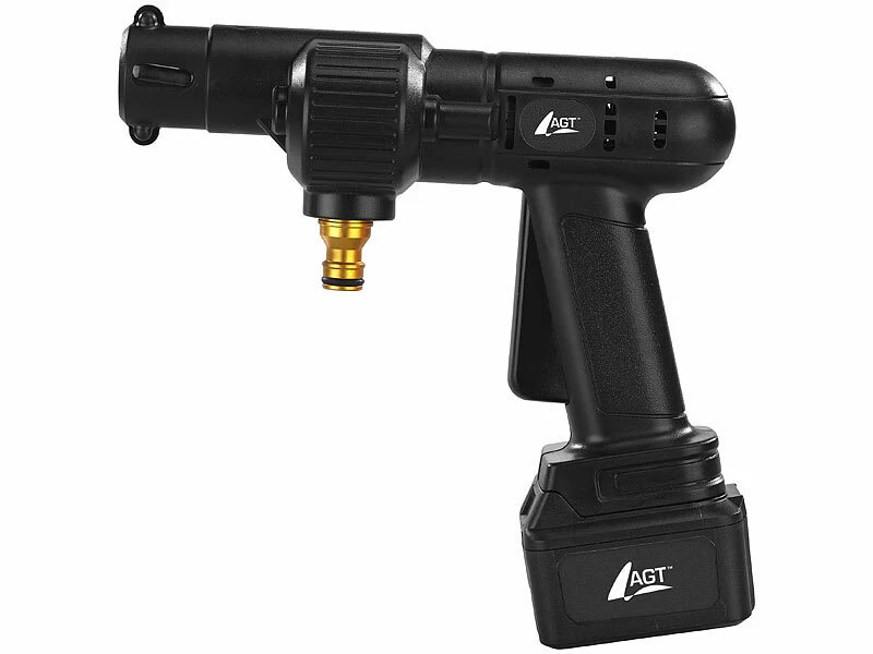 AGT Akku Hochdruckreiniger:Mobiler Akku-Druckreiniger Mit Schaumdüse, 30bar, 33W, 1.500mAh, 22V – Bild 12