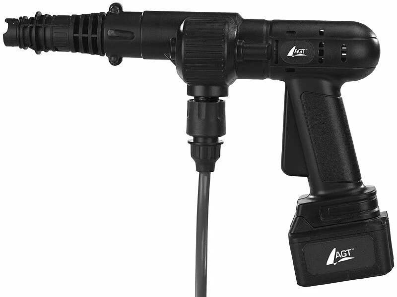 AGT Akku Hochdruckreiniger:Mobiler Akku-Druckreiniger Mit Schaumdüse, 30bar, 33W, 1.500mAh, 22V – Bild 10