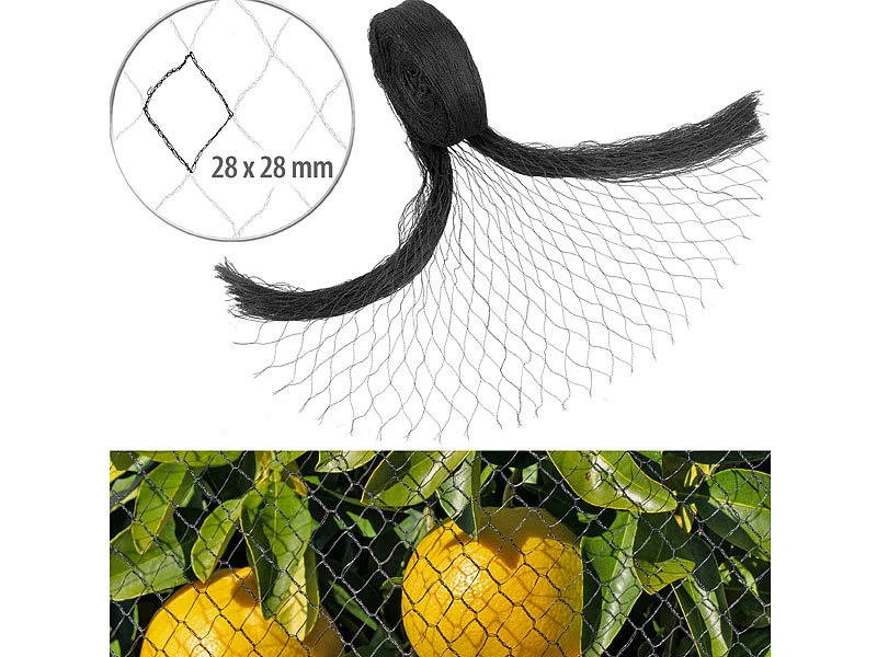 Royal Gardineer Vogelnetz:2er-Set Vogelschutznetze Für Obstbäume, 10 X 2 Meter – Bild 5