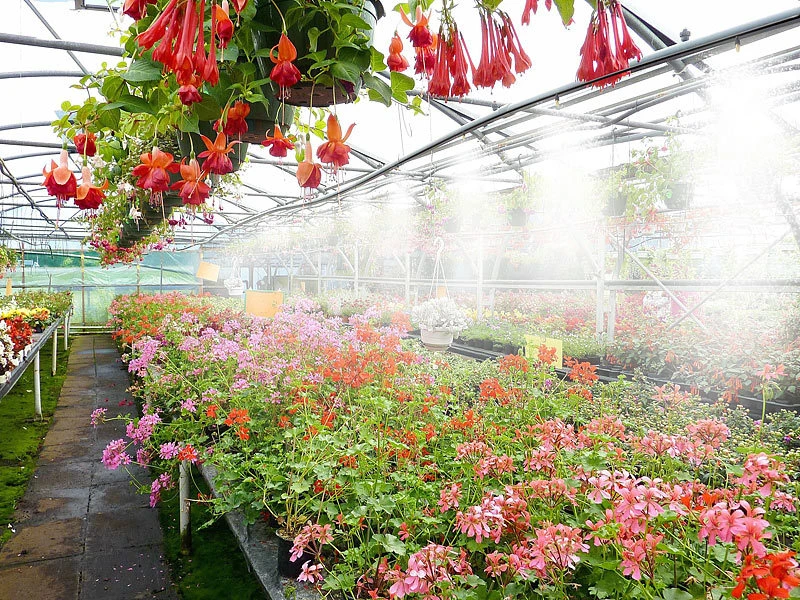 Royal Gardineer Sprühnebel Kühlung:Wasser-Zerstäuber-Set Mit 10-Meter-Schlauch Und 10 Metalldüsen – Bild 4