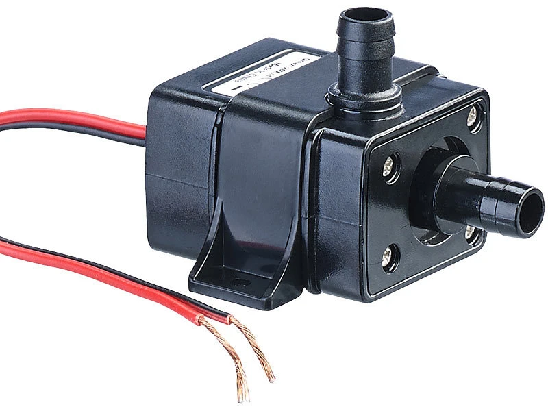 Royal Gardineer Kleine Wasserpumpe:Mini-Wasserpumpe Mit 240 L/Std., Bis 3 M Förderhöhe, 12 V, 4,8 W – Bild 5