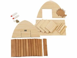 Royal Gardineer Igel Holzbausatz Kinder:Wetterfestes Igelhaus Mit Schindeldach Aus Echtholz, Bausatz